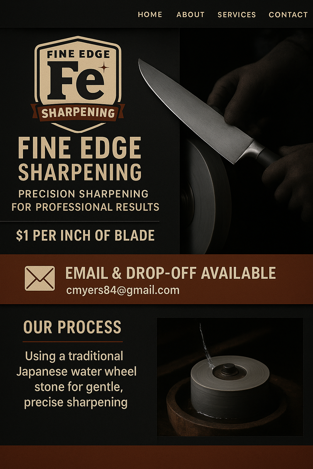 Fine Edge Sharpening Homepage